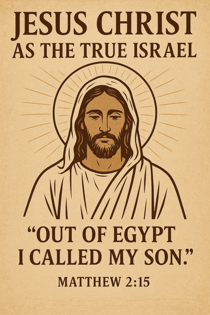 Jesus Christ as the True Israel - A Christological Typology
